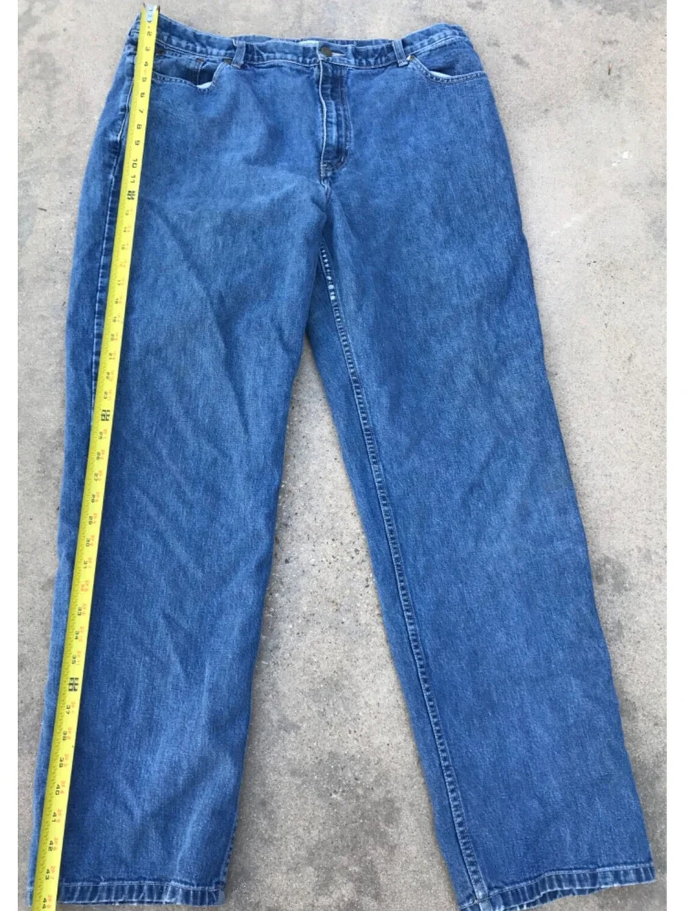 Eddie Bauer Womens 20 Tall Regula Blue Denim High Rise Jeans Medium Wash